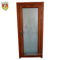 Modern home decorative interior aluminium frame waterproof bathroom door